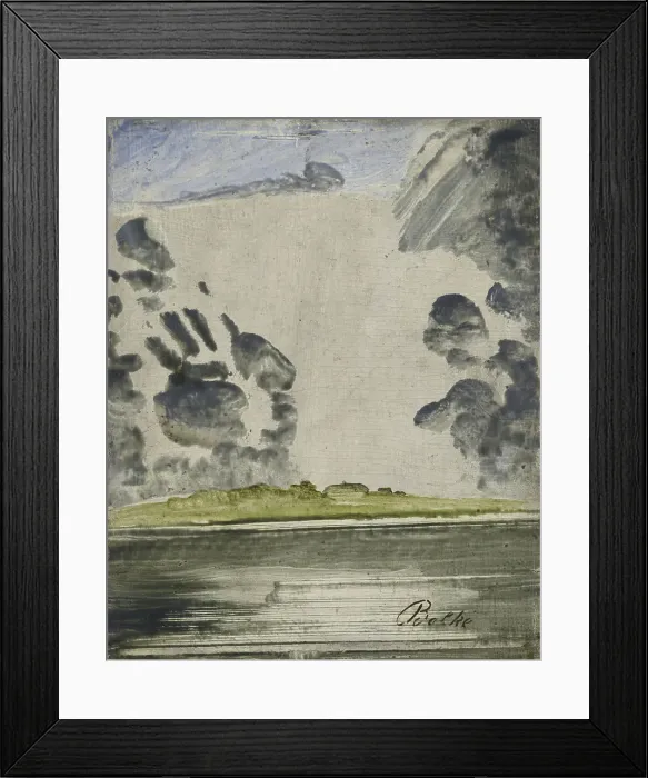 Framed Print : Snowfield, c1870. Creator: Peder Balke Framed Print : Snowfield, c1870. Creator: Peder Balke