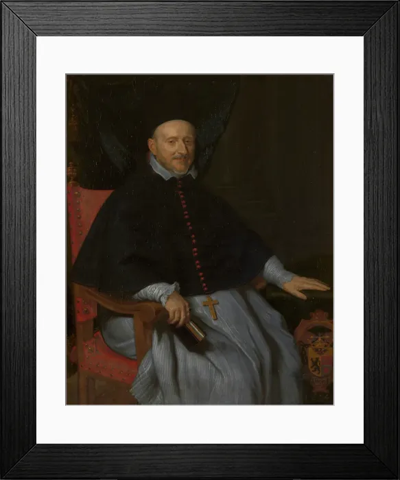 Framed Print : Gaspar Nemius, Bishop of Antwerp, mid-17th century. Creator: Erasmus Quellinus Framed Print : Gaspar Nemius, Bishop of Antwerp, mid-17th century. Creator: Erasmus Quellinus