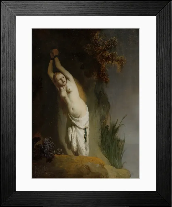 Framed Print : Andromeda, c1630. Creator: Rembrandt Harmensz van Rijn Framed Print : Andromeda, c1630. Creator: Rembrandt Harmensz van Rijn