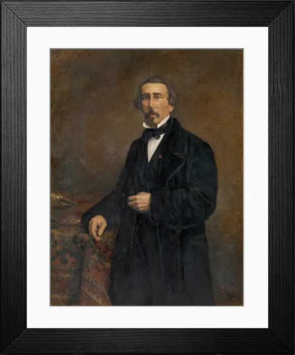 Framed Print : The Painter Jacob Jacobs, 1884. Creator: Eugene Joors Framed Print : The Painter Jacob Jacobs, 1884. Creator: Eugene Joors