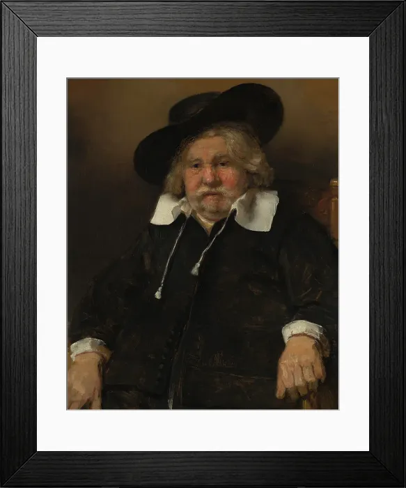 Framed Print : Portrait of an Elderly Man, c1630-1660s. Creator: Rembrandt Harmensz van Rijn Framed Print : Portrait of an Elderly Man, c1630-1660s. Creator: Rembrandt Harmensz van Rijn