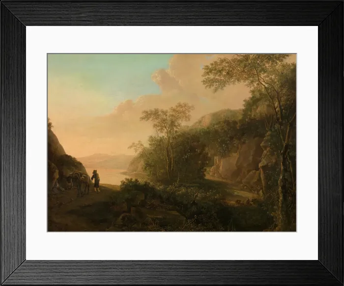 Framed Print : Italian Landscape, c1630-1650. Creator: Jan Dirksz Both Framed Print : Italian Landscape, c1630-1650. Creator: Jan Dirksz Both