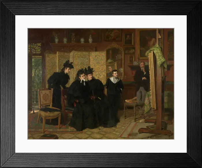 Framed Print : His Portrait, 1898. Creator: Evert Jan Boks Framed Print : His Portrait, 1898. Creator: Evert Jan Boks