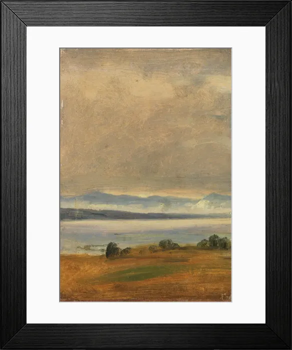Framed Print : Landscape study, probably 1833. Creator: Thomas Fearnley Framed Print : Landscape study, probably 1833. Creator: Thomas Fearnley
