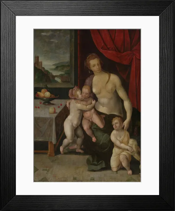 Framed Print : Caritas, probably end of 16th century. Creator: Unknown Framed Print : Caritas, probably end of 16th century. Creator: Unknown