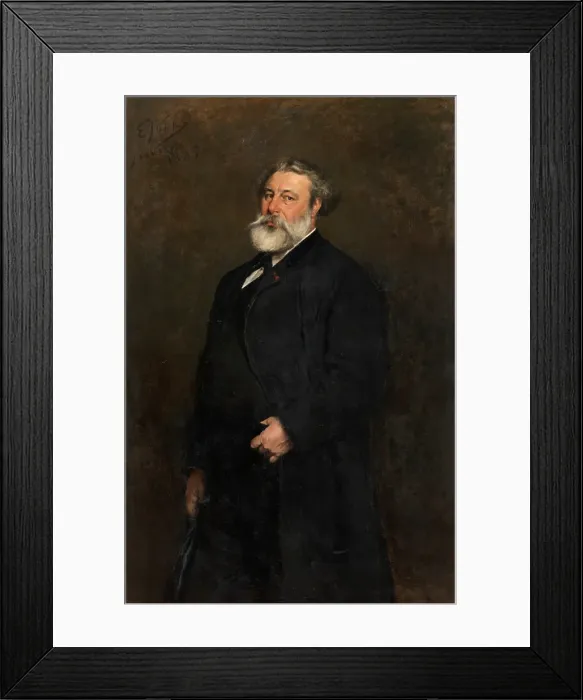 Framed Print : The Painter Henri Francois Schaefels, 1885. Creator: Eugene Joors Framed Print : The Painter Henri Francois Schaefels, 1885. Creator: Eugene Joors