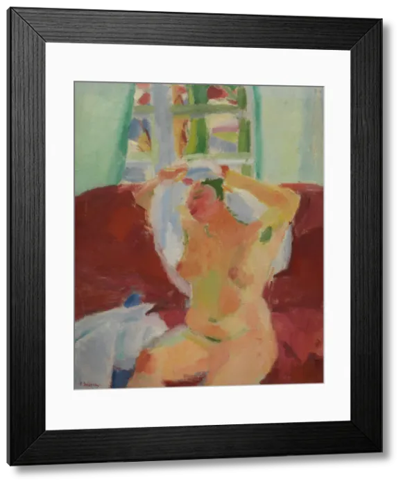 Framed Print : Nude. Creator: Ferdinand Schirren Framed Print : Nude. Creator: Ferdinand Schirren