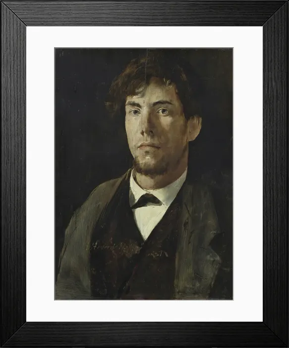 Framed Print : Portrait of the Painter Christian Skredsvig, 1876. Creator: Hans Heyerdahl Framed Print : Portrait of the Painter Christian Skredsvig, 1876. Creator: Hans Heyerdahl