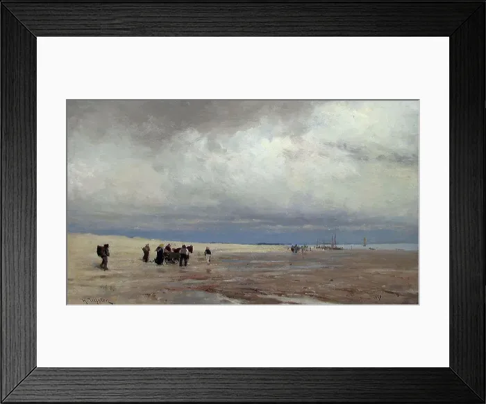 Framed Print : View of Jaeren, 1879. Creator: Nicolai Martin Ulfsten Framed Print : View of Jaeren, 1879. Creator: Nicolai Martin Ulfsten