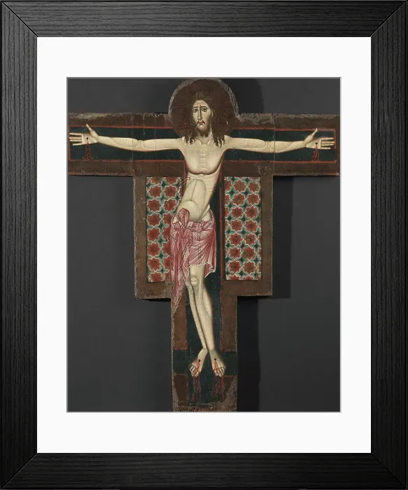 Framed Print : Crucified Christ, c1260. Creator: Unknown Framed Print : Crucified Christ, c1260. Creator: Unknown