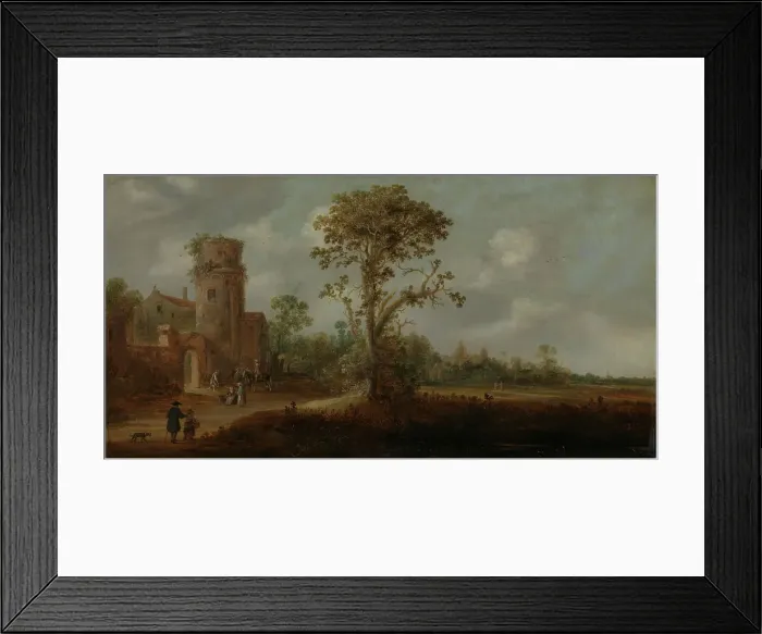 Framed Print : Landscape, 1st half of 17th century. Creator: Reyer Claesz Suyker Framed Print : Landscape, 1st half of 17th century. Creator: Reyer Claesz Suyker