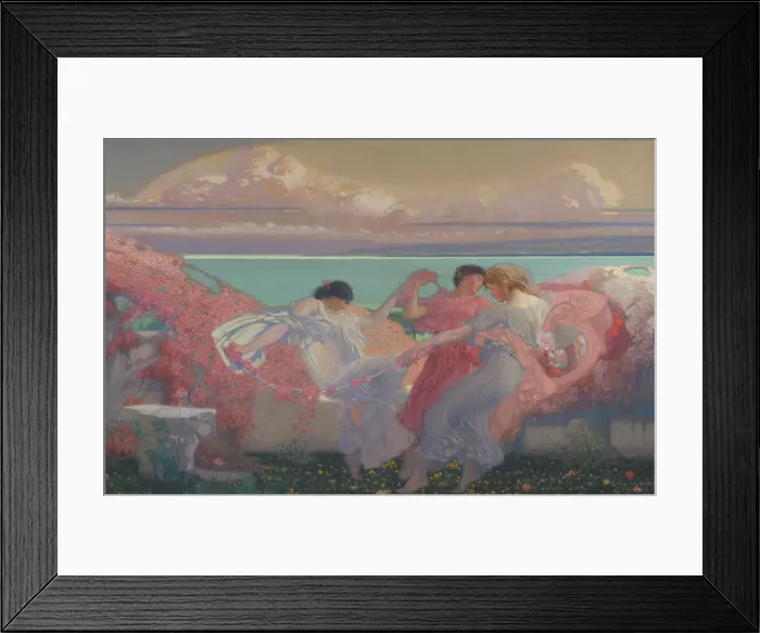 Framed Print : A Choral Dance, 1912. Creator: Emile Vloors Framed Print : A Choral Dance, 1912. Creator: Emile Vloors