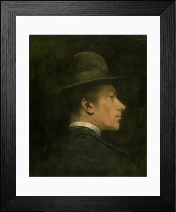 Framed Print : Portrait of a Man, c1900-1930. Creator: Eugene Laermans Framed Print : Portrait of a Man, c1900-1930. Creator: Eugene Laermans