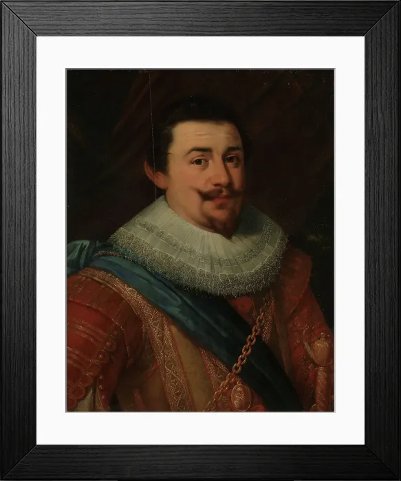 Framed Print : Portrait of a General, probably 1620s. Creator: Unknown Framed Print : Portrait of a General, probably 1620s. Creator: Unknown