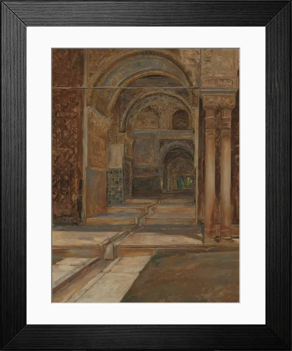 Framed Print : The Alhambra in Granada, 1901. Creator: Emile Vloors Framed Print : The Alhambra in Granada, 1901. Creator: Emile Vloors