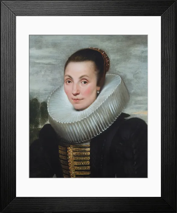Framed Print : Portrait of a Lady, 1626. Creator: Cornelis de Vos