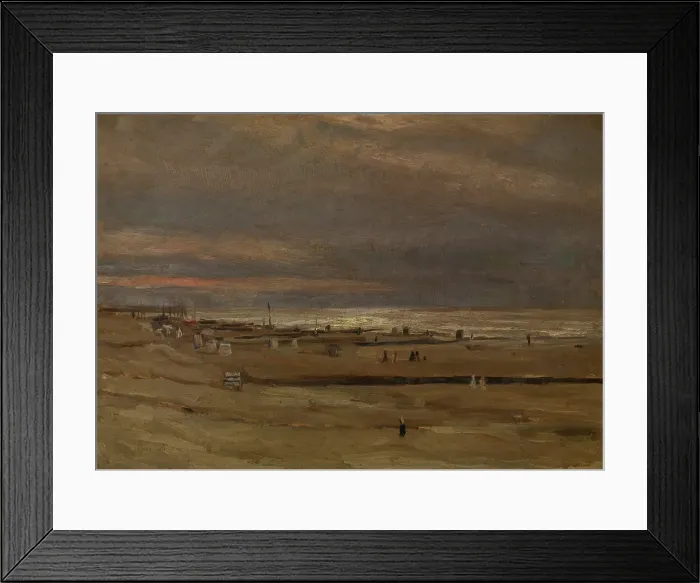 Framed Print : Beach, c1860-1890. Creator: Felicien Rops Framed Print : Beach, c1860-1890. Creator: Felicien Rops