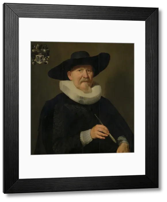 Framed Print : Portrait of a Man, probably Hans van Hogendorp, c1636. Creator: Thomas de Keyser Framed Print : Portrait of a Man, probably Hans van Hogendorp, c1636. Creator: Thomas de Keyser