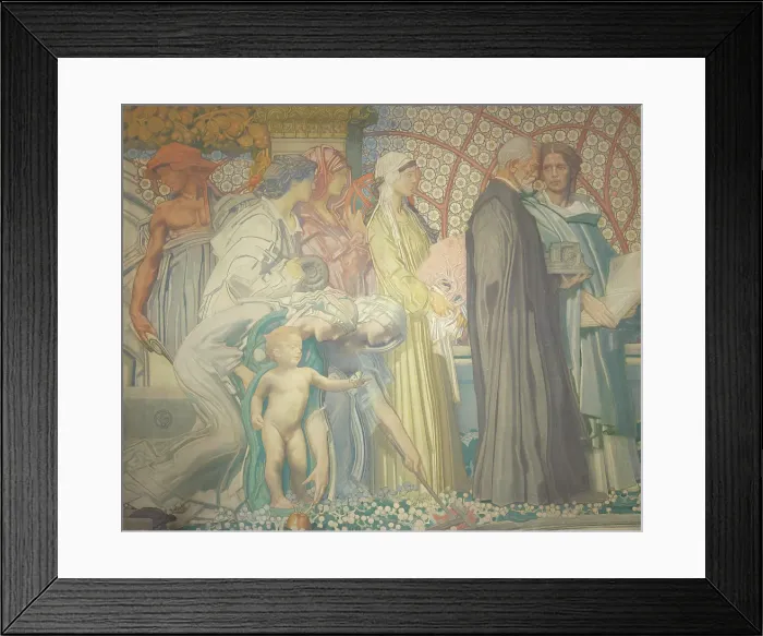 Framed Print : Sciences, c1900s. Creator: Emile Vloors Framed Print : Sciences, c1900s. Creator: Emile Vloors
