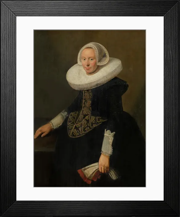 Framed Print : Portrait of a Woman, c1620s. Creator: Jan Anthonisz van Ravesteyn Framed Print : Portrait of a Woman, c1620s. Creator: Jan Anthonisz van Ravesteyn
