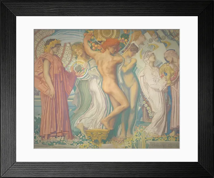 Framed Print : Arts, c1900s. Creator: Emile Vloors Framed Print : Arts, c1900s. Creator: Emile Vloors
