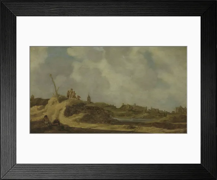 Framed Print : Beach picture, 1st half of 17th century. Creator: Maerten Fransz. van der Hulst Framed Print : Beach picture, 1st half of 17th century. Creator: Maerten Fransz. van der Hulst