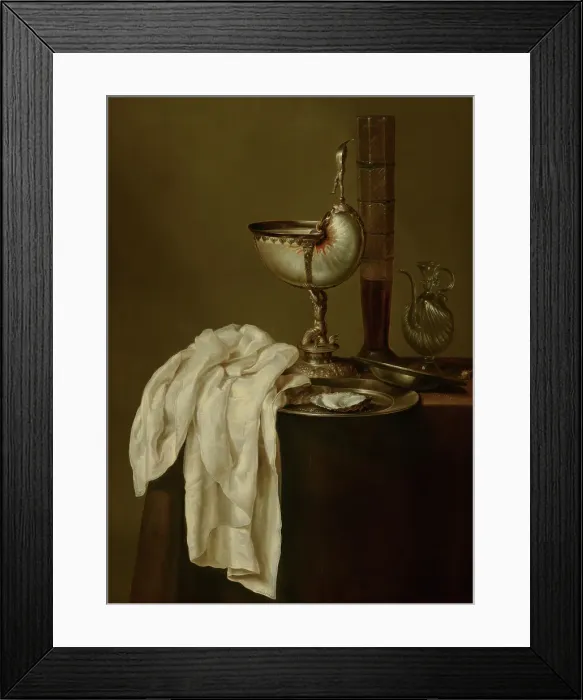 Framed Print : Still Life with Nautilus Cup, 1640. Creator: Willem Claesz. Heda Framed Print : Still Life with Nautilus Cup, 1640. Creator: Willem Claesz. Heda