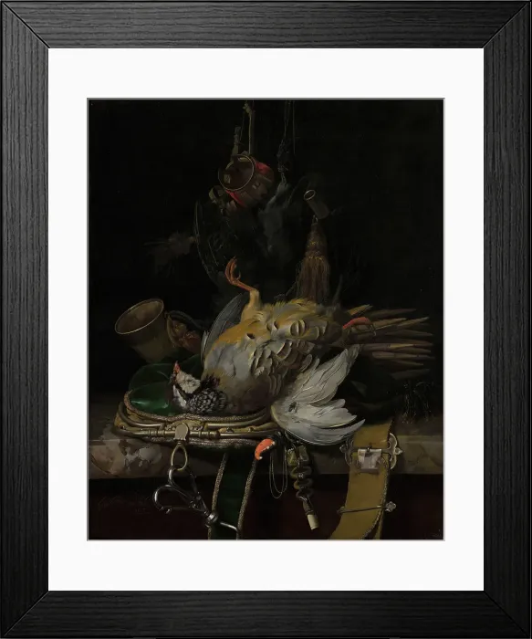 Framed Print : Still Life with Partridges, c1647-1683. Creator: Willem van Aelst Framed Print : Still Life with Partridges, c1647-1683. Creator: Willem van Aelst
