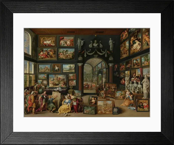 Framed Print : Apelles Painting Campaspe. Creator: Willem van Haecht I Framed Print : Apelles Painting Campaspe. Creator: Willem van Haecht I