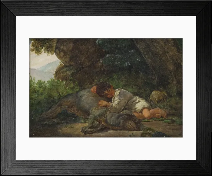 Framed Print : Two friends, n.d. c1820-1860. Creator: Ernst Meyer Framed Print : Two friends, n.d. c1820-1860. Creator: Ernst Meyer