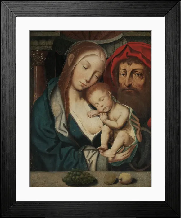 Framed Print : The Holy Family, probably beginning of 16th century. Creator: Unknown Framed Print : The Holy Family, probably beginning of 16th century. Creator: Unknown