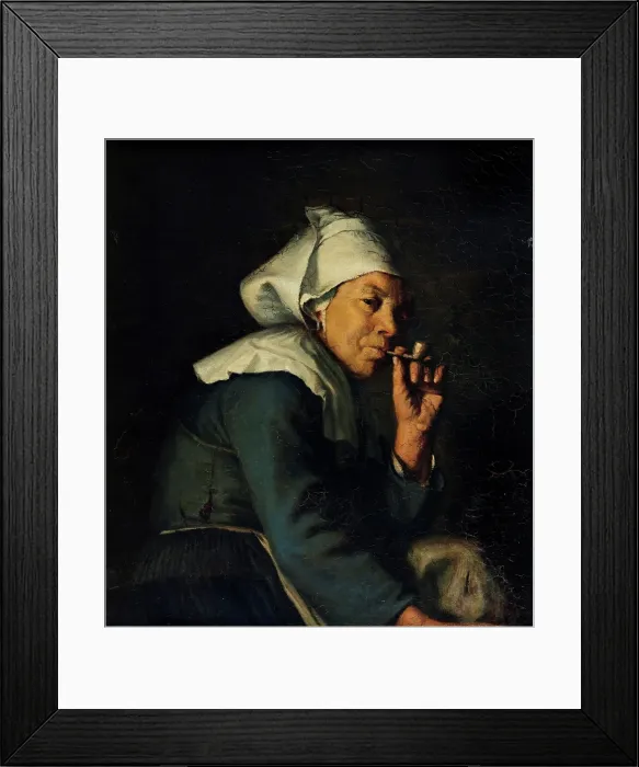 Framed Print : Peasant woman from Brittany, c1886. Creator: Hans Christian Koefoed Framed Print : Peasant woman from Brittany, c1886. Creator: Hans Christian Koefoed
