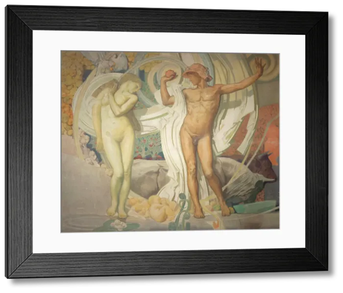 Framed Print : Art and Beauty, c1900s. Creator: Emile Vloors Framed Print : Art and Beauty, c1900s. Creator: Emile Vloors