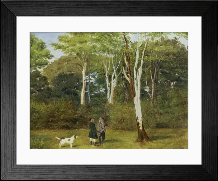 Framed Print : Selecting Trees for Felling, n.d. c1830-1880. Creator: Jorgen Pedersen Roed Framed Print : Selecting Trees for Felling, n.d. c1830-1880. Creator: Jorgen Pedersen Roed