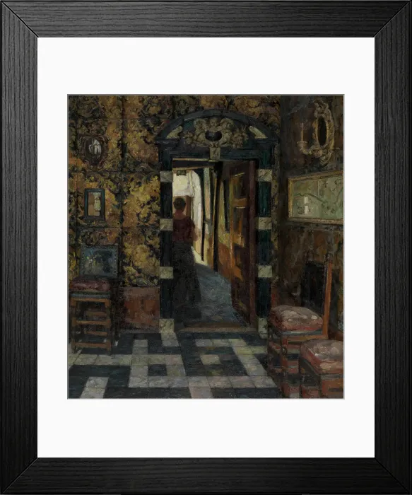 Framed Print : Interior, c1910-1940s. Creator: Felix Gogo Framed Print : Interior, c1910-1940s. Creator: Felix Gogo