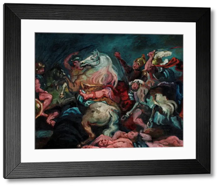 Framed Print : Copy after Rubens: The death of Decius Mus (Prado, Madrid), c1920. Creator: Vilhelm Lundstrom Framed Print : Copy after Rubens: The death of Decius Mus (Prado, Madrid), c1920. Creator: Vilhelm Lundstrom