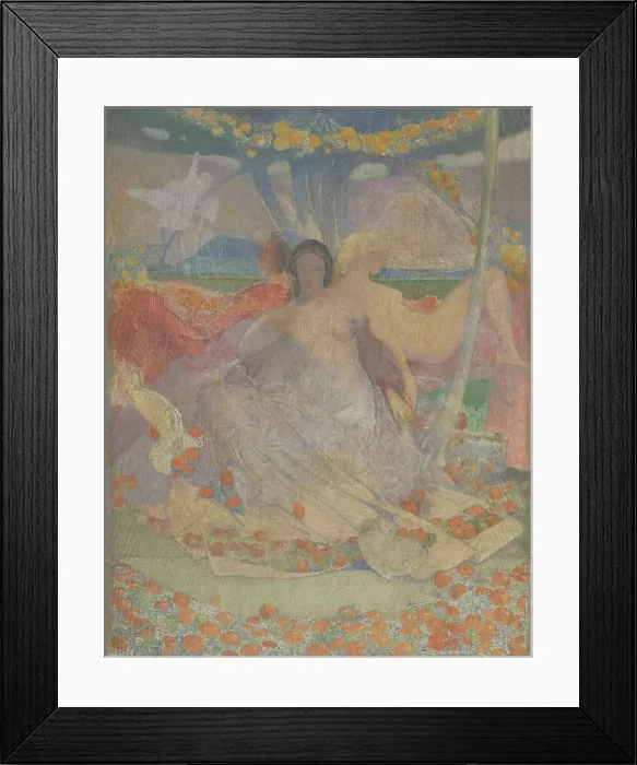 Framed Print : Allegorical Scene, 1920-1940. Creator: Emile Vloors Framed Print : Allegorical Scene, 1920-1940. Creator: Emile Vloors