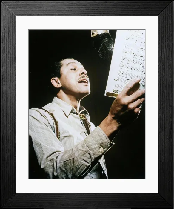 Framed Print : Portrait of Cab Calloway, Columbia studio, New York, N.Y. ca. Mar. 1947. Creator: William Paul Gottlieb Framed Print : Portrait of Cab Calloway, Columbia studio, New York, N.Y. ca. Mar. 1947. Creator: William Paul Gottlieb