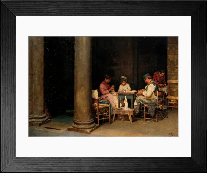 Framed Print : Palazzetto Farnese's farm, 1883. Creator: Kristian Zahrtmann Framed Print : Palazzetto Farnese's farm, 1883. Creator: Kristian Zahrtmann