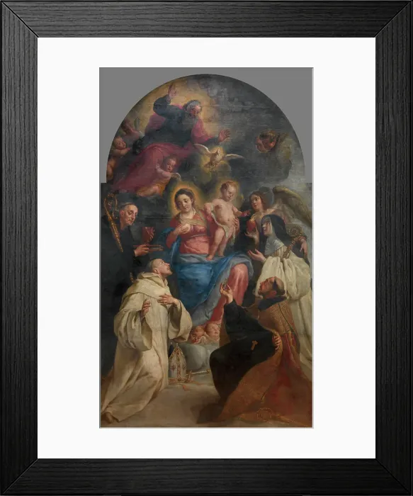 Framed Print : Lactatio of Saint Bernard of Clairvaux, 1649-1669. Creator: Gaspar de Crayer Framed Print : Lactatio of Saint Bernard of Clairvaux, 1649-1669. Creator: Gaspar de Crayer
