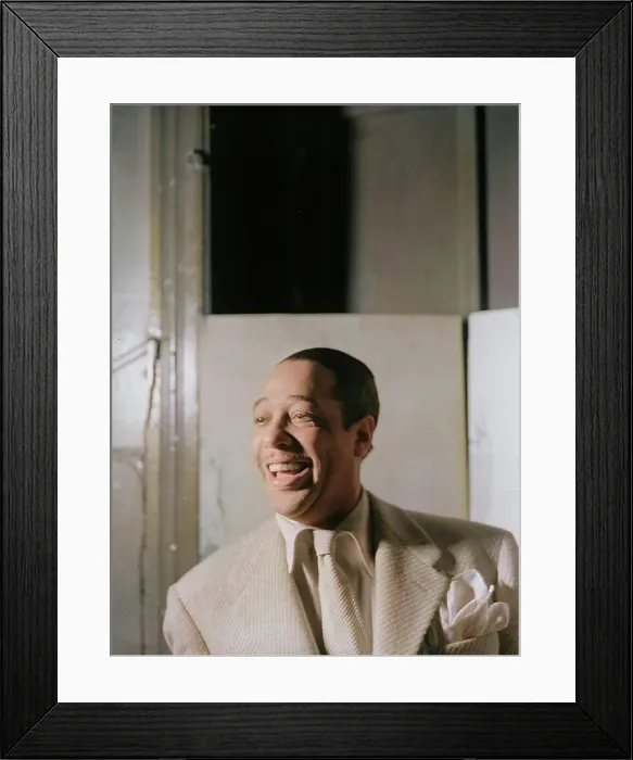 Framed Print : Portrait of Duke Ellington, Washington, D.C.(?), 1938. Creator: William Paul Gottlieb Framed Print : Portrait of Duke Ellington, Washington, D.C.(?), 1938. Creator: William Paul Gottlieb
