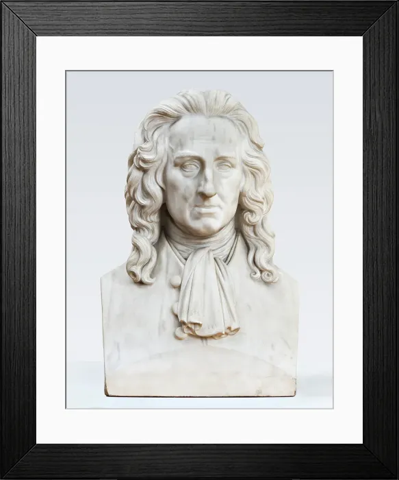 Framed Print : Ludvig Holberg (1684-1754), n.d. c1850s Creator: Herman Wilhelm Bissen Framed Print : Ludvig Holberg (1684-1754), n.d. c1850s Creator: Herman Wilhelm Bissen