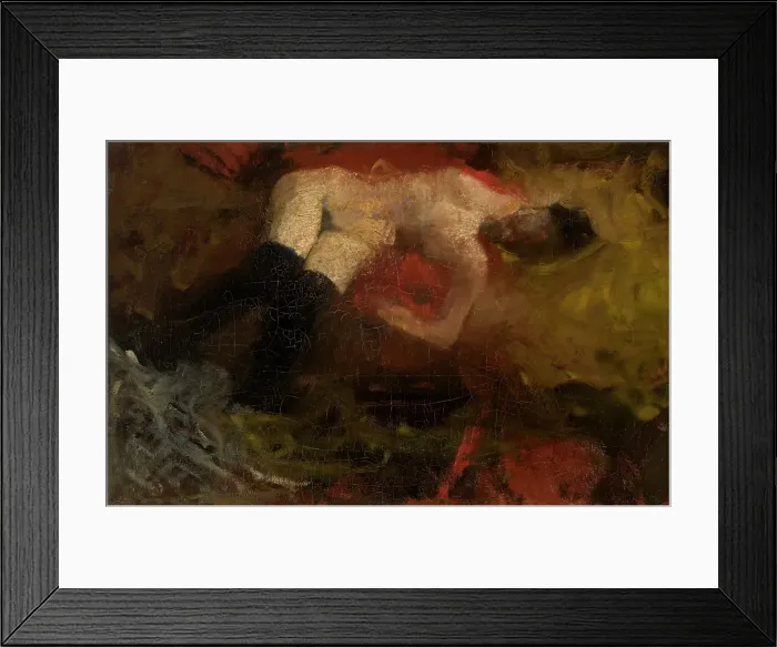Framed Print : Nude, 1885. Creator: George Hendrik Breitner Framed Print : Nude, 1885. Creator: George Hendrik Breitner