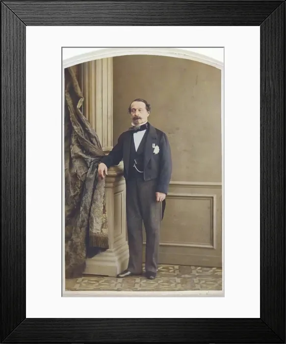 Framed Print : Emperor Napoleon III, March 1860. Creator: Olympe Aguado Framed Print : Emperor Napoleon III, March 1860. Creator: Olympe Aguado