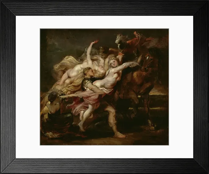 Framed Print : The Rape of the Daughters of Levkippos, 1610-1611. Creator: Peter Paul Rubens Framed Print : The Rape of the Daughters of Levkippos, 1610-1611. Creator: Peter Paul Rubens