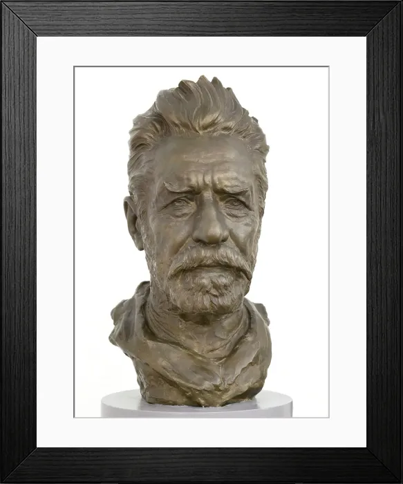 Framed Print : Johannes Hage (1842-1923), 1918. Creator: Ludvig Brandstrup Framed Print : Johannes Hage (1842-1923), 1918. Creator: Ludvig Brandstrup