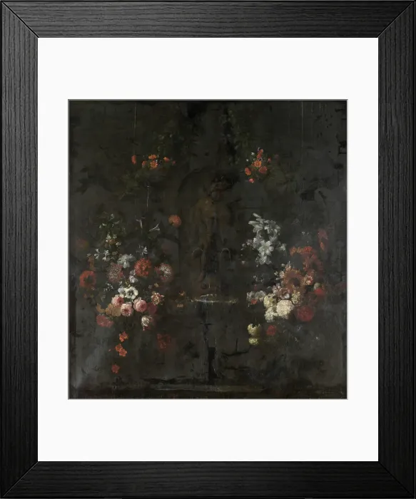 Framed Print : Statue of Apollo with Flowers. Creator: Gaspar Peeter Verbruggen II Framed Print : Statue of Apollo with Flowers. Creator: Gaspar Peeter Verbruggen II