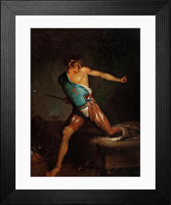 Framed Print : Richard III terrified by nightmarish visions. Shakespeare, Act 5, Scene 9, n.d. c1770-1800. Creator: Nicolai Abraham Abildgaard Framed Print : Richard III terrified by nightmarish visions. Shakespeare, Act 5, Scene 9, n.d. c1770-1800. Creator: Nicolai Abraham Abildgaard