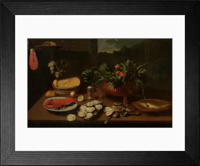 Framed Print : Still Life, c1620-1640. Creator: Jacob Foppens van Es Framed Print : Still Life, c1620-1640. Creator: Jacob Foppens van Es