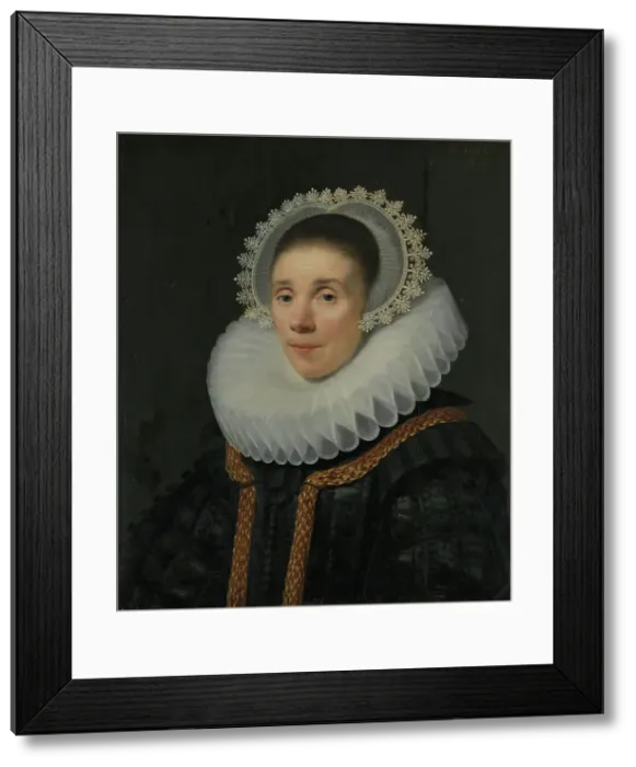 Framed Print : Portrait of a Woman, 1625. Creator: Jan Anthonisz van Ravesteyn Framed Print : Portrait of a Woman, 1625. Creator: Jan Anthonisz van Ravesteyn